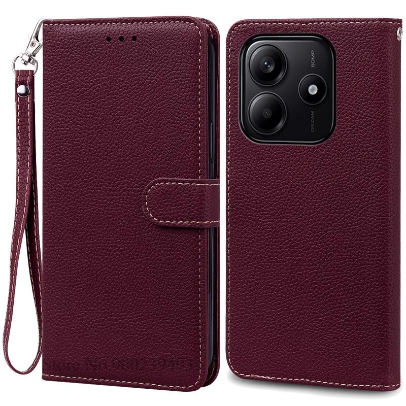 For Redmi Note 14 Case Wallet Flip Leather Cover For Xiaomi Redmi Note 14 4G Case Book Cover For Redmi Note 14 5G Case