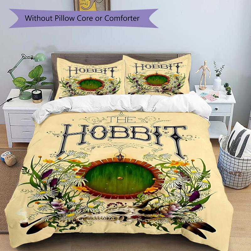 3pcs The Hobbit Duvet Cover Set (1 Duvet Cover + 2 Pillowcases, No Core) - Comfortable, And Breathable Bedroom Decoration yy251104009