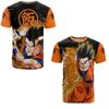 2026 Summer Dragon Ball Z Boys' T-shirt 3D Goku Print Men's Harajuku Fashion Short Sleeve Casual Top Breathable Cool Clothing