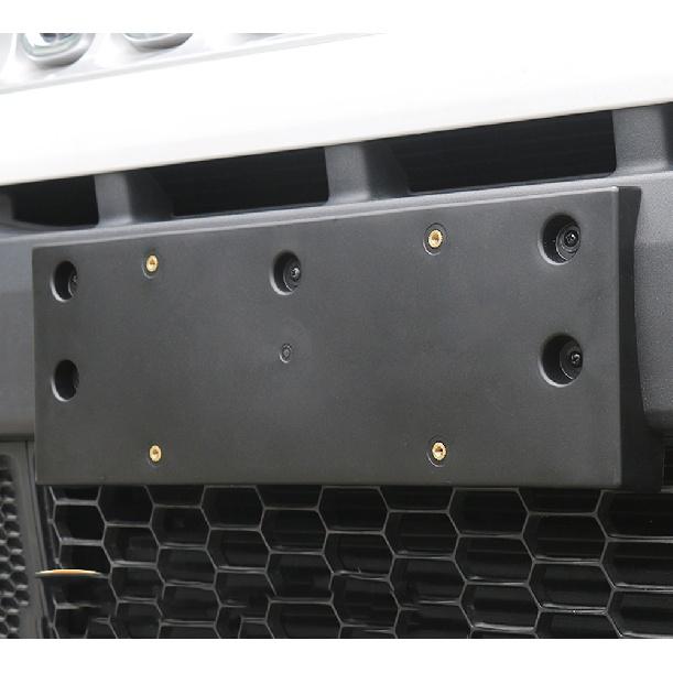Car 4WD Front Bumper License Plate Bracket Holder for Jeep Renegade 2016 2017 2018    2022 Exterior Accessories
