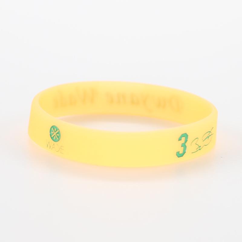 Thickened Luminous NBA Basketball Silicone Wristband: Harden, LeBron, Curry, Irving Edition