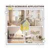 Silicone Moulds Casting Moulds 3D Houses Silicone Mould, Houses 3D DIY Silicone Mould House Casting Moulds Houses Candle Holder Plaster for Casting