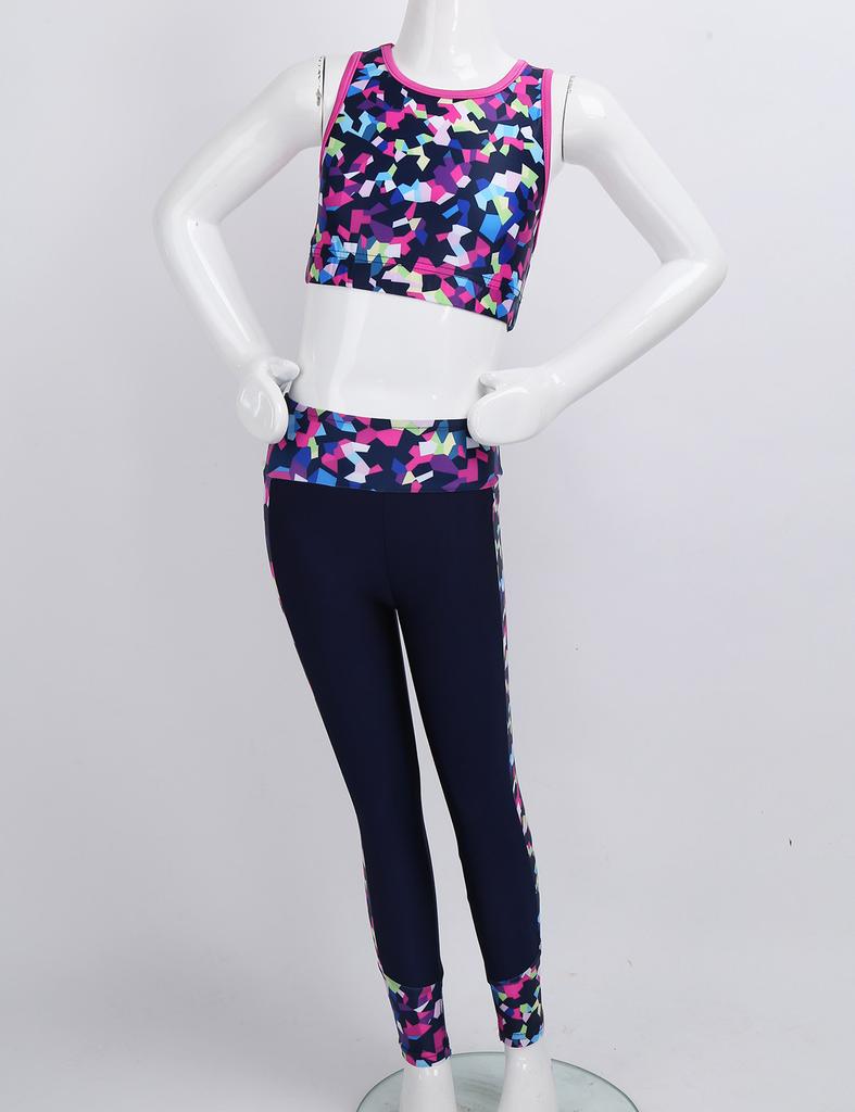 Buy Kids Girls Crop Top with Leggings 