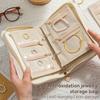 Compact Jewelry Travel Case Organizer, with Zipper And Removable Pages Design, Portable Organizer for Trips Bag Necklaces Rings Earrings Bracelets