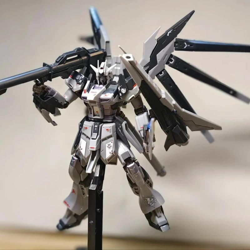 HG 1/144 Xf-03 Dark Convergence Style Hi-Nu Assembly Model Kit Action Figures Plastic Model Toys Desktop Ornament Boys For Gifts