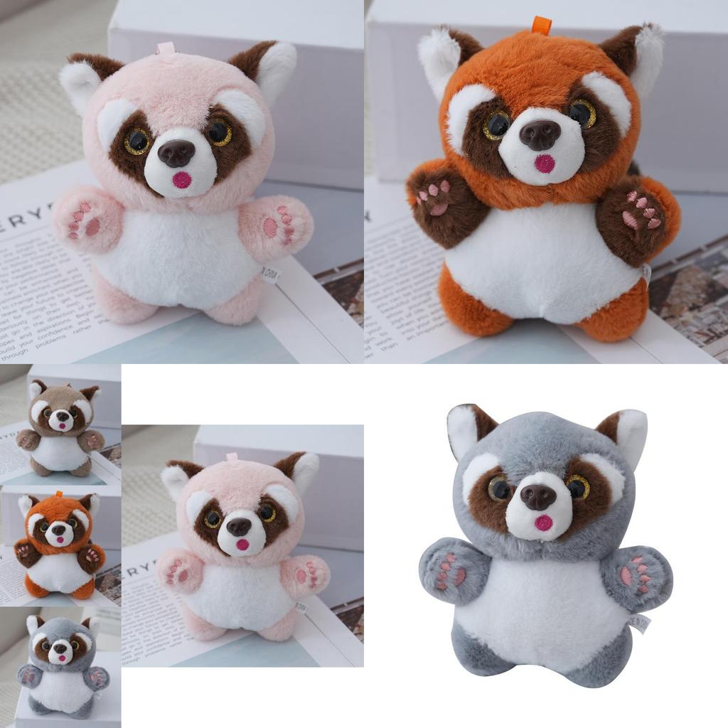 Adorable Little Raccoon Keychain Plush Cute Bag Charm Boutique Mini Gift Blind Box