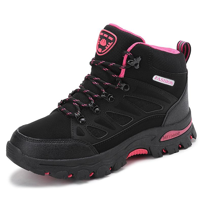 Women's shoes large size outdoor shoes high-top shoes wear-resistant shoes mountaineering shoes sports shoes climbing shoes physical shoes sports
