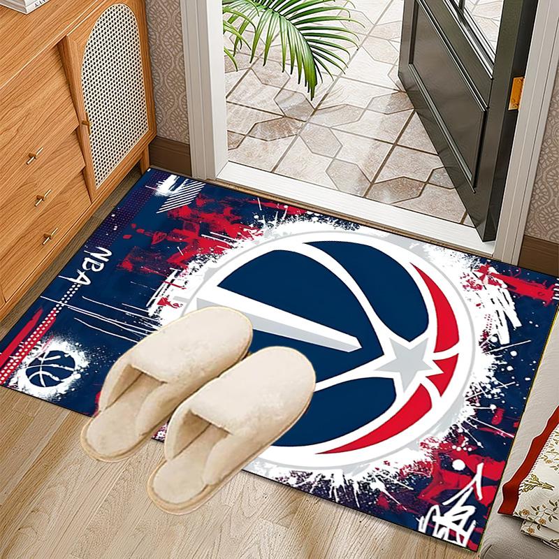 Washington Basketball Logo Rug Office Carpet Non-Slip Mat, Chair Rug Floor Covering for Gaming, Bedroom, Living Room , Home Decor Christmas Gift