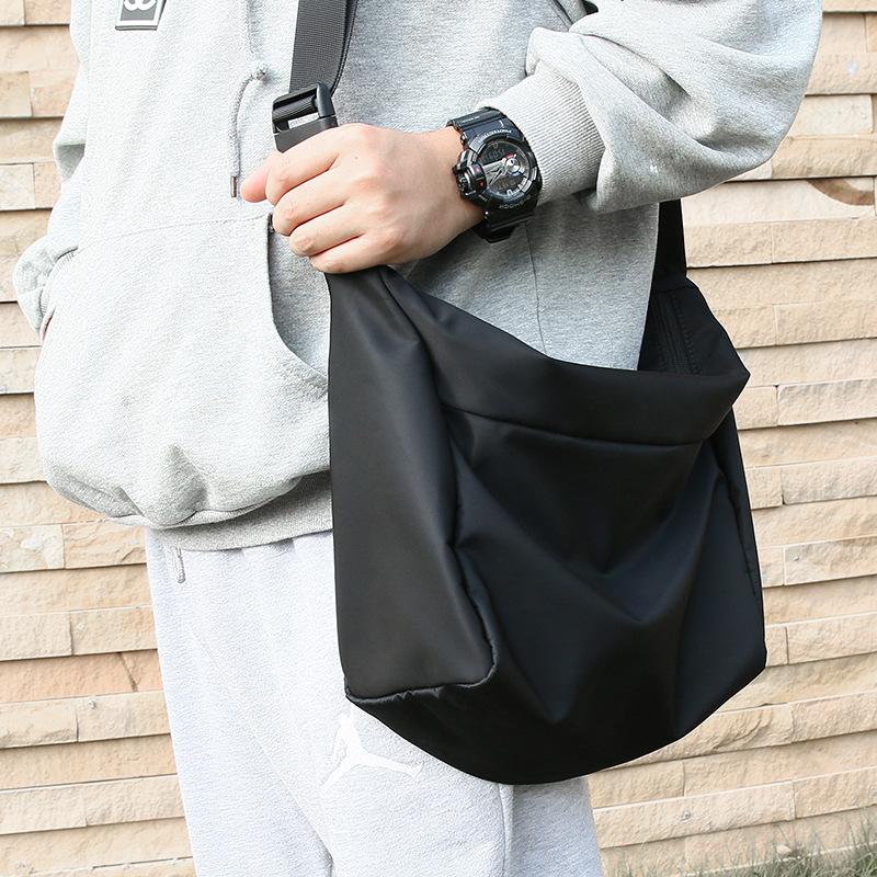 Men'S Crossbody Bag Large Capacity Shoulder Bag Casual Commuter Backpack Men'S Simple Bag