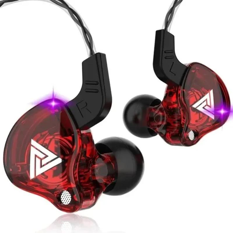 QKZ Ak6 Dynamic Earphones HIFI Heavy Bass Earbuds In Ear Monitor Sport Noise Cancelling Headset Stereo Gaming Headphone with Mic