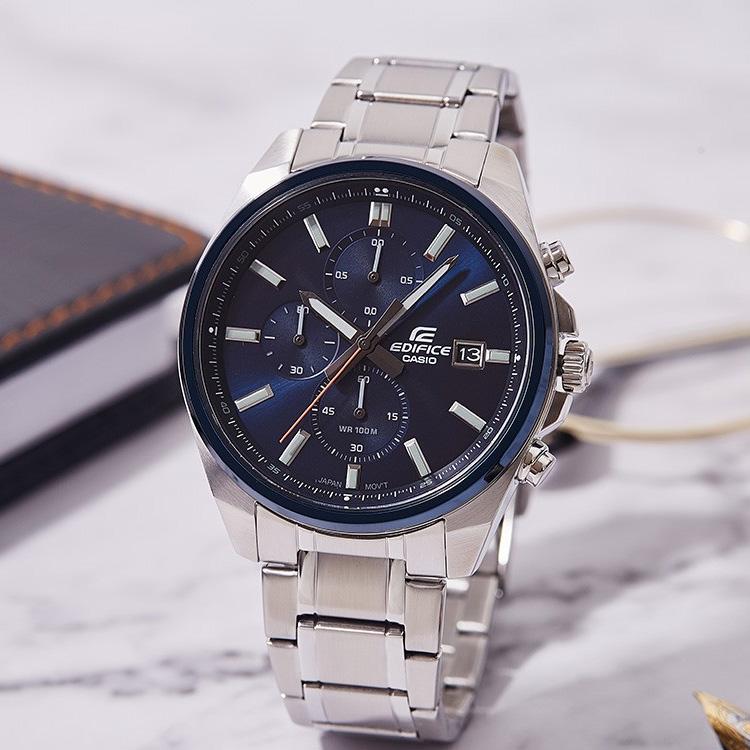 CASIO Men EDIFICE Blue Watch EFV-610DB-2AVUEF