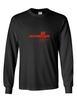 Interflug Red Vintage Logo German Airline Black Long Sleeve Cotton T-Shirt