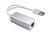 Dual Interface USB-C 3.0 to RJ45 Gigabit Ethernet Adapter for Laptops