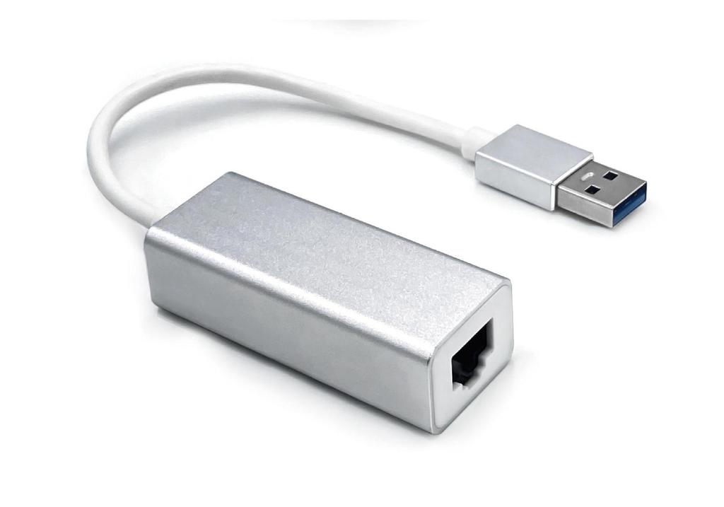 Dual Interface USB-C 3.0 to RJ45 Gigabit Ethernet Adapter for Laptops