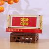 Wooden New Year Magnetic Sticker Blessing Festive Chinese Style Refrigerator Magnets Decoration Traditional