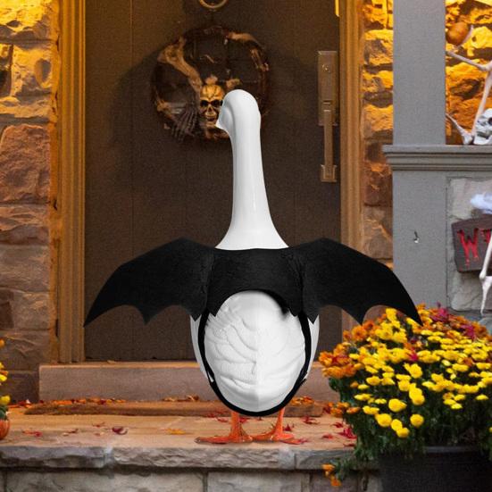 Halloweenský husí outfit Pavouk Netopýr Husí socha Kostým Husí oblečení s popruhy