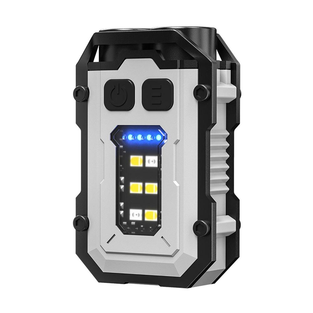 Keychain Flashlight 8 Modes Small Flashlights LED LED Keychain Light Keyring Flashlight Mini LED Flashlight Keychain 800Lumens