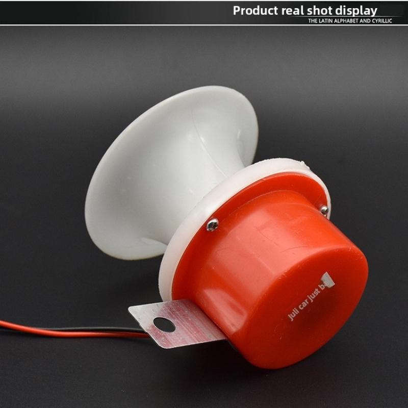 Electric three-wheeler motorcycle reversing voice-activated horn, 12V/48-60V universal type, two-wire