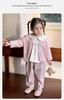 Spring 2026 Girls' Pink Princess Cardigan Set: Sweet Long-Sleeved Jacket & Top