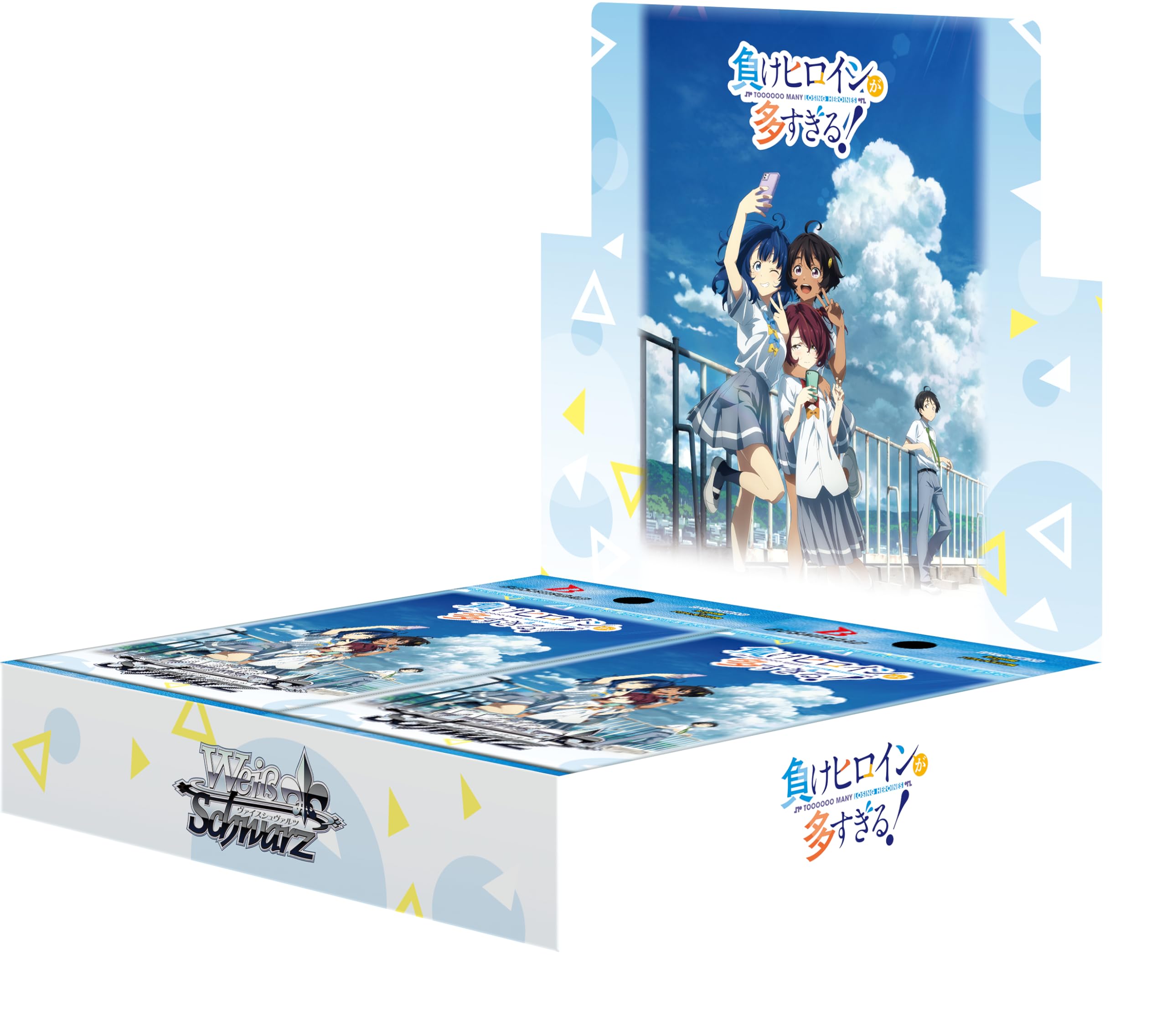 

В бустерном наборе Weiss Schwarz Слишком много проигрывающих героинь! Коробка из 12 бустеров