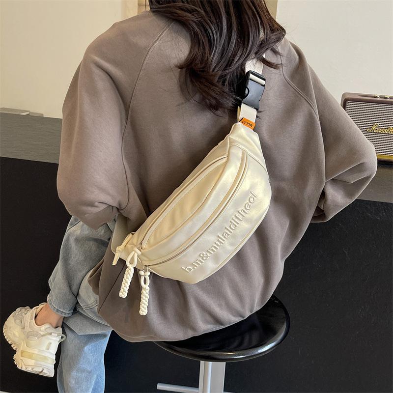 Crossbody Fanny Pack Niche Cycling Sports Breast Bag Women'S Senior Sense Versatile Women'S Chest Bag Women