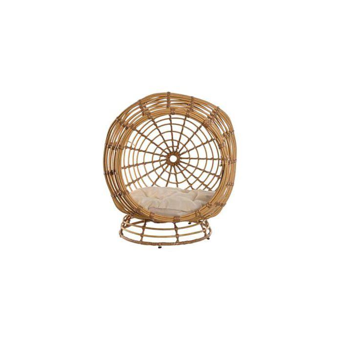 Haustierbett aus Kunst rattan - Home ESPRIT - 57x57x67 cm - Mehrfarbig - Bequem - Leicht zu reinigen