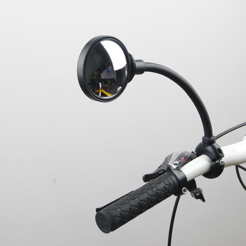 Bicycle Reflector Motorcycle Rearview Mirror Electric Vehicle Hose Adjustment Large Screen Bicycle Rear View Mirror
