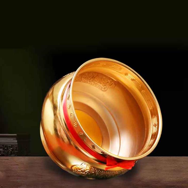 Iron Alloy Incense Burner Gold-Plated Chinese Incense Holder Filling Furnace Incense Gold Sand Particle For Bad Spirit Pangsabit