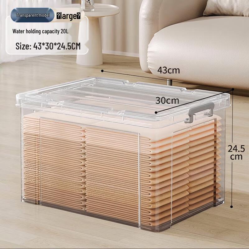Jiabangshou Transparent Plastic Storage Box