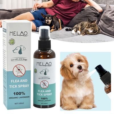 Flea Tick Spray With Lavenders Oil Pets Care Treatments For Fleas Ticks Mosquitoes Pet Care Supplies