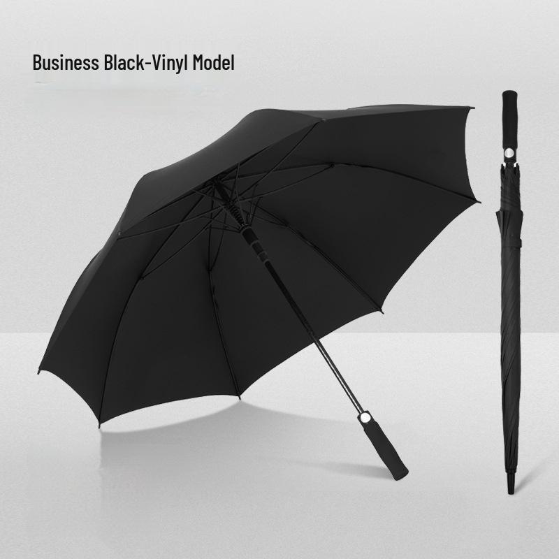 Extra Large Windproof Golf Umbrella with Long Handle, Sun Protection, and Customizable Logo