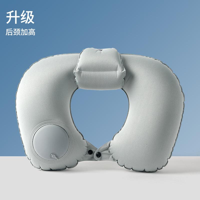 

Сверхлегкая надувная дорожная кемпинговая подушка-пресс, надувная U-образная подушка для сна на открытом воздухе, складная портативная