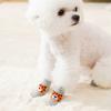 4 Stück Haustiersocken, gute Elastizität, warm, weich, für Katzen, Hunde, Pfoten, Schuhe, Socken, Heimtierbedarf