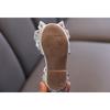Summer New Korean-style Rhinestone Bow Girls' Sandals Princess Shoes Children's Shoes Spring Style Girls' Leather Shoes Trendy