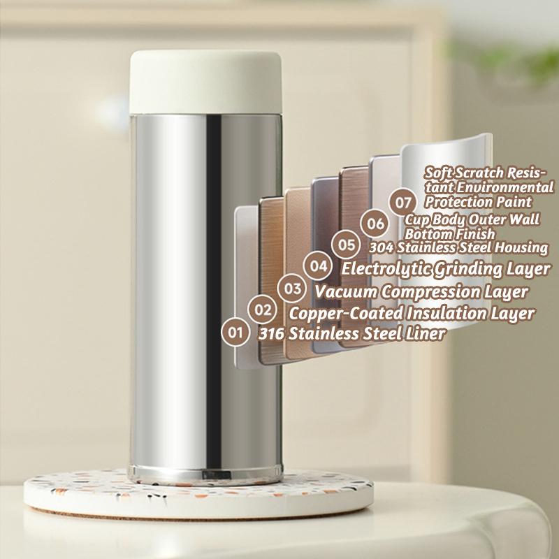 120ml Small Capacity 316 Stainless Steel Portable Vacuum Thermal Insulation Tumbler Thermos Cup Pocket Cup Small Water Bottle