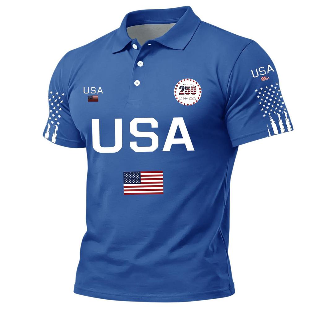 Men's Casual Round Neck Short Sleeve T-Shirt