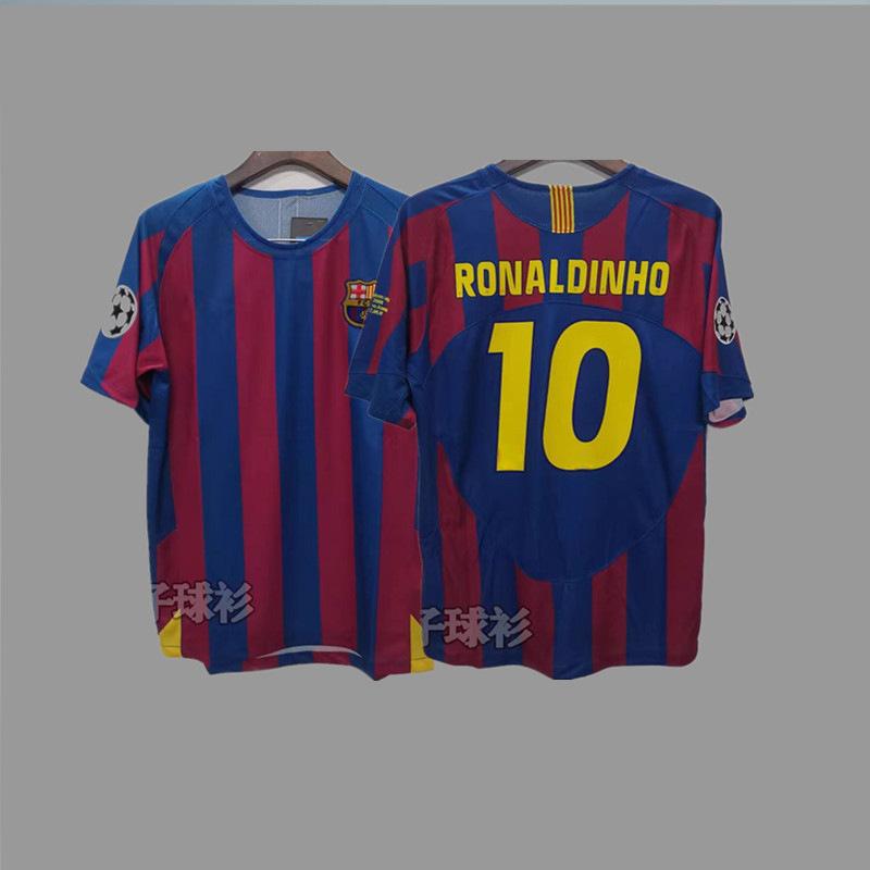 Maglia da calcio vintage Beckham Zidane Messi C Ronaldo maglia classica da campionato