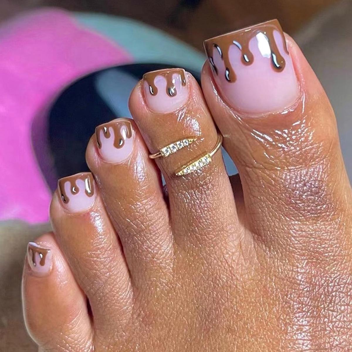 

Reusable Adhesive Toenail Art Patches