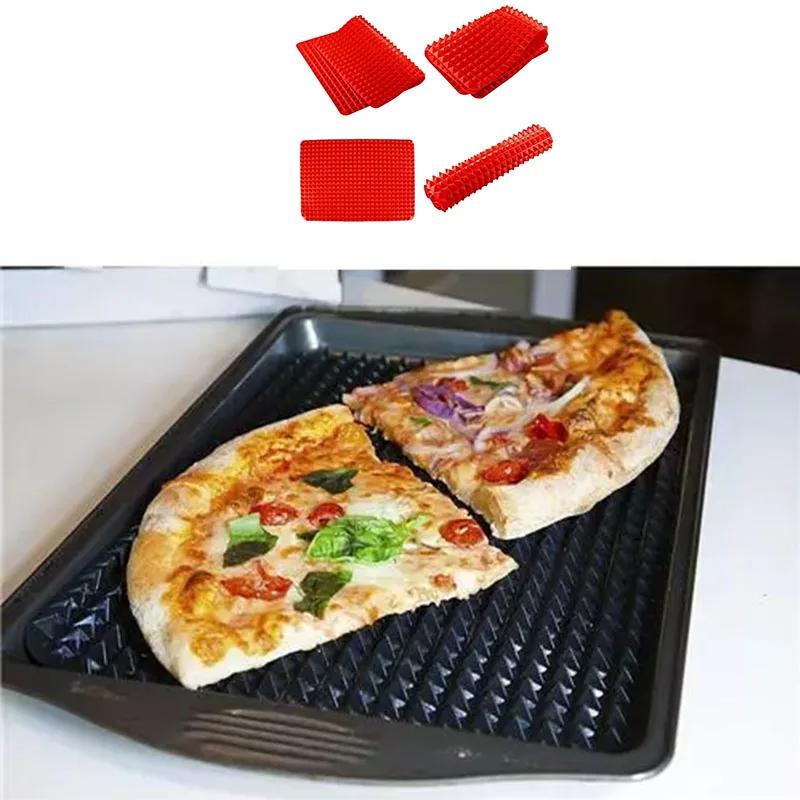 Silicone Pyramid Baking Mat for Oven Non-Stick Cooking Tray Reusable Heat-Resistant Grill Mat for Healthy Fat-Free Cooking