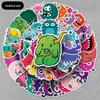 50pcs Cute Little Monster Waterproof Stickers for Journal, Planner, Phone, Suitcase, and Notebook Decoration