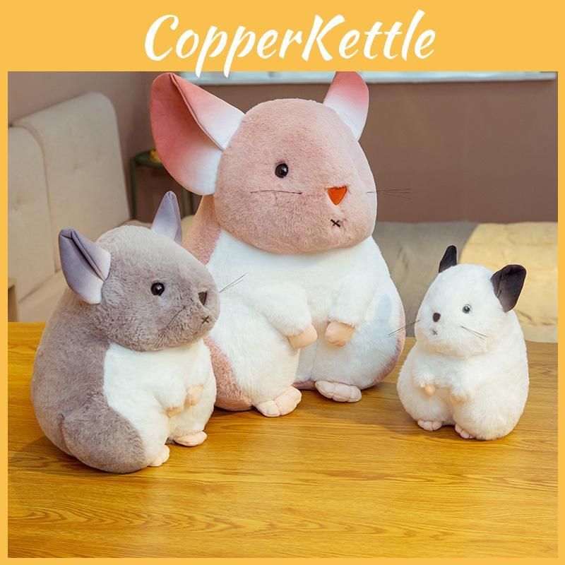 Simulation Totoro Plush Toys Cute Gray Mouse Dolls Cartoon Sitting Postures