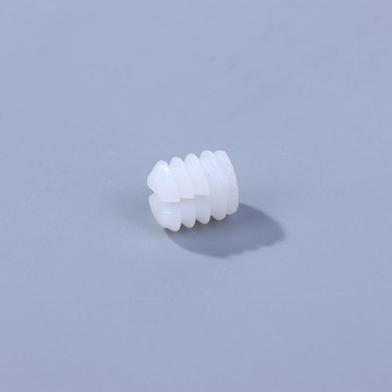 100 szt. Białe Kołki Plastikowe Wytrzymały Zestaw Nakrętek Wkładki Kołkowe do Wkrętów Łazienka Kuchnia Plastikowe Wstępnie Wbudowane Granulki Gumowe