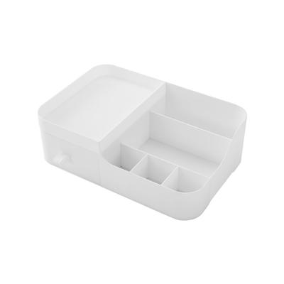 Kosmetik-Aufbewahrungsbox, Schublade, Desktop-Make-up-Organizer, Kunststoffregal, großes Fassungsvermögen für Kleinigkeiten, Schmuck, Schreibwaren