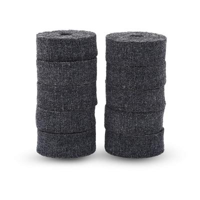 Filc pod talerze Filc pod talerz perkusyjny Filc pod talerz Instrument Szare podkładki, Podkładki, Podkładki, Łatwe w użyciu akcesoria,