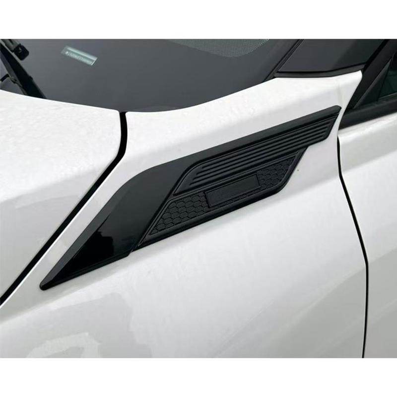 Car Upgrade For Toyota RAV4 XA60 2026 Glossy Black Exterior Side Door Fender Vent Trim Cover ABS Car Accessories 2PCS