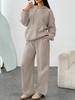 2026 Autumn/Winter Oversized Hoodie & Wide-Leg Pants Set
