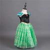 New Clothes Frozen Elsa Princess Kids Dress Costume Fancy Dress Outfit Gift for Girls (130cm)