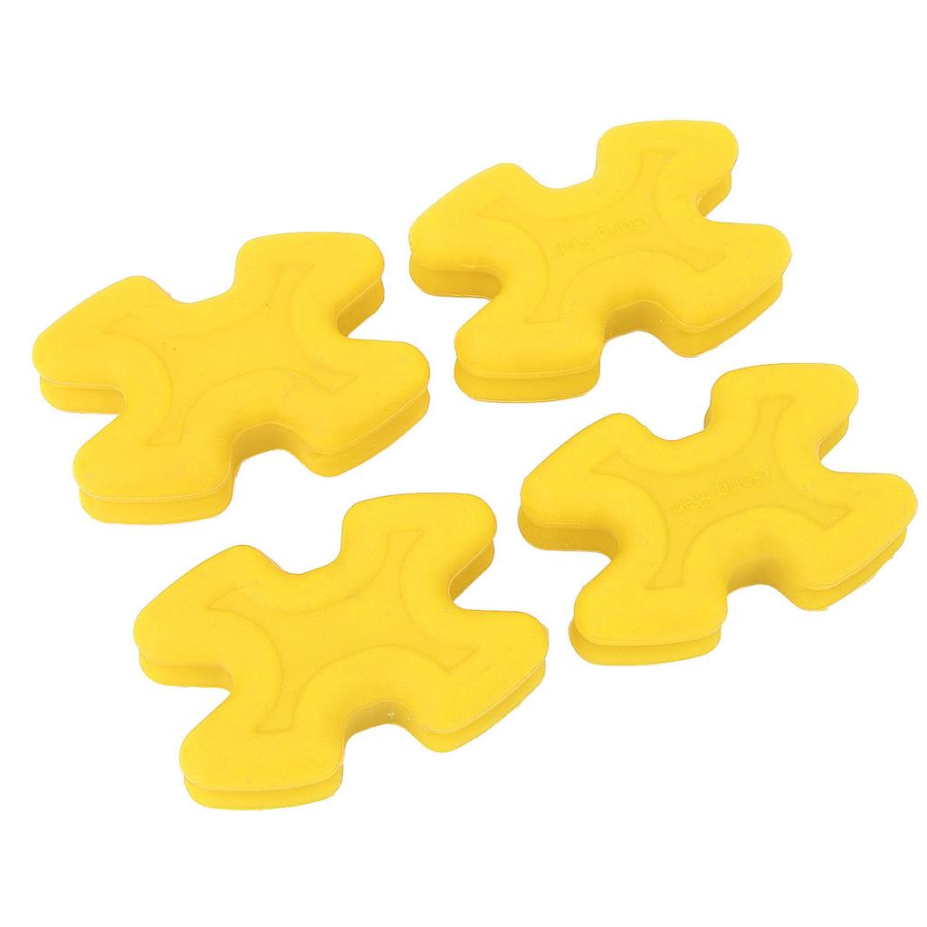 4 Stück Bogen Wurfarm Dämpfer Verschleißfest Gummi Reduzierend Geräusch Vibration Compound Bogen Wurfarm Stabilisator Schalldämpfer Gelb
