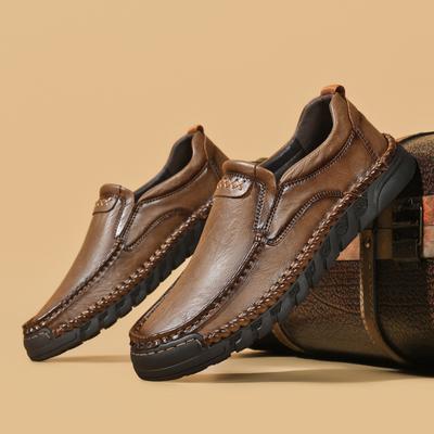 Leather Shoes Men's Genuine Leather Large Size Men's Outdoor Shoes Casual Leather Shoes Hiking Shoes