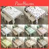Peva Waterproof Tablecloth With Simple Plaid Design Oil-proof And Anti-fouling**
